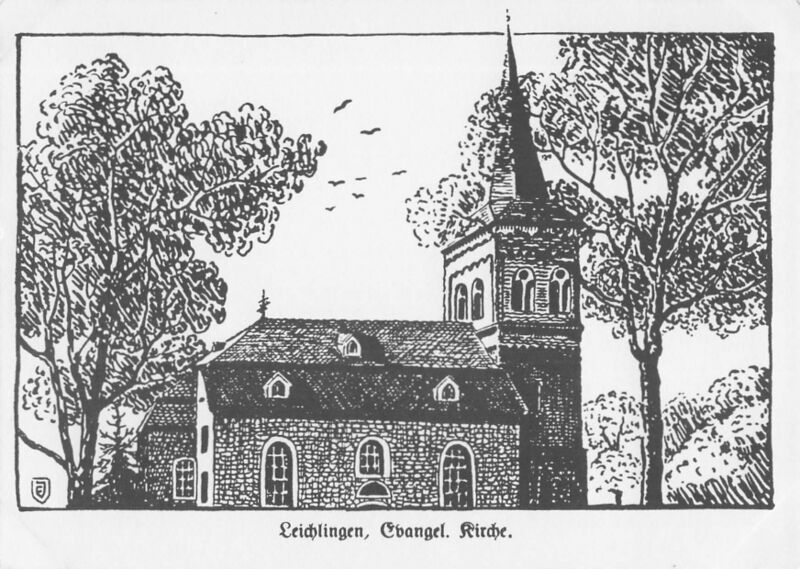 Datei:Leichlingen Federzeichnungen JosefErdmann006 EvKirche1918.jpg