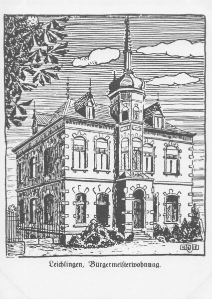 Datei:Leichlingen Federzeichnungen JosefErdmann005 Bürgermeisterwohnung 1918.jpg