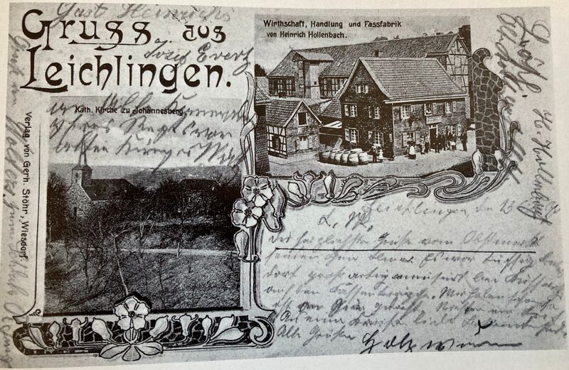 Datei:Postkarte mit Hollenbach Mittelstraße.jpg
