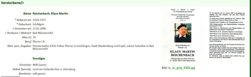 Datei:Totenbrief Pfarrer iR KlausMartinReichenbach 2006.jpg
